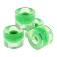 thumbnail image 1 of 4 Pcs Roues de Planche à Roulettes 60mm Lumineuses Longboard Nuit 78A Vert, 1 of 9