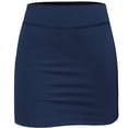 thumbnail image 2 of Pantalones cortos para correr para mujer con forro Pantalones cortos deportivos 2 en 1 con bolsillos Ropa deportiva, Azul marino-M brillar Electrónica, 2 of 4
