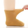 thumbnail image 4 of Toddler Socks Solid Color 5 Pairs Soft Thin Baby Cotton Socks Infant Crew Socks, 4 of 10