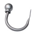 thumbnail image 2 of Yuarrent Gancho de cortina de Metal de hierro forjado, colgador de gancho de pared trasera en forma de U, colgador de gancho trasero Simple para el hogar, Tratamientos de ventanas Plata Yuarrent JJ23508-02, 2 of 6