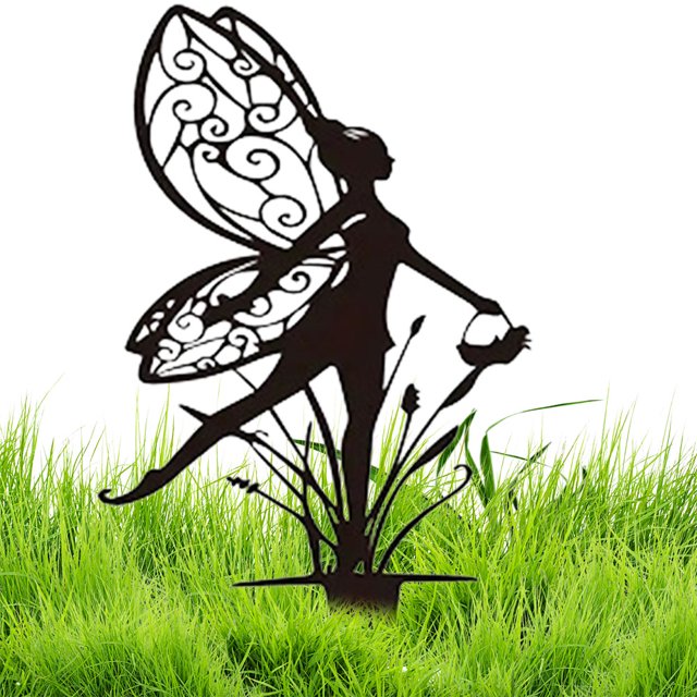 Hadas Jardín Metal Estaca Decorativa para Hada Danzante 1
