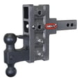 thumbnail image 2 of Gen-Y Hitch Trailer Hitch Ball Mount GH-224 MEGA-DUTY; Fits 2 Inch Receiver; Offset Shank; 16000 Gross Trailer Weight; Adjustable; Non-Stowable; 5 Inch Drop/2-1/2 Inch Rise, 2 of 2