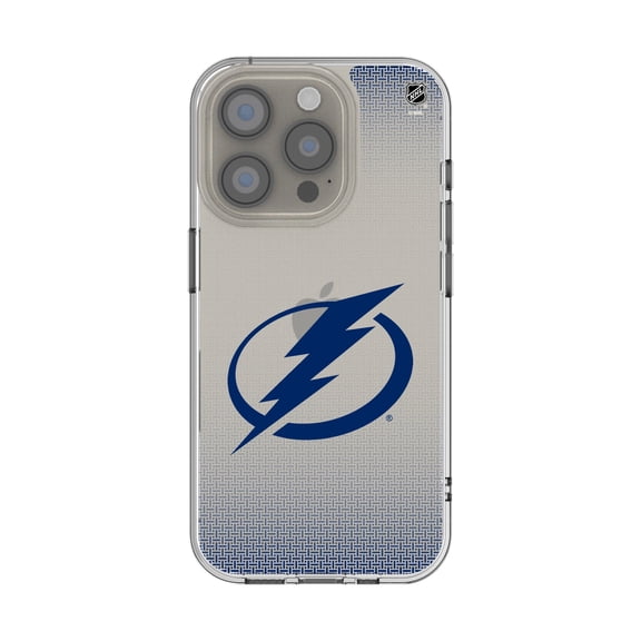 Tampa Bay Lightning Linen Logo iPhone Clear Case
