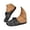Black, variant on Jane Wardrobe Women's PVC Breathable Clog Sandals, Perforated Closed Toe Slip-On Shoes for Beach & Daily Casual Wear, 1Pair, 36-41