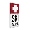 thumbnail image 3 of Rustic Ski Patrol Winter Mountain Sport Distressed Pattern 20 in x 48 in Drawing Canvas Art Print, by Stupell Home Décor, 3 of 5