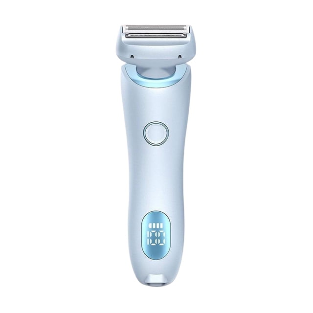 Vogacara Dispositivo de depilación corporal ABS con pantalla eléctrica depiladora para mujeres recortadora para mujeres Depiladoras 0221Dazul