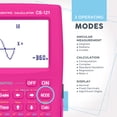 thumbnail image 6 of CATIGA CS-121 Scientific Calculator with Graphic Functions and Multiple Modes (Pink), 6 of 8
