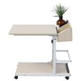 thumbnail image 1 of Portable Removable Laptop Desk with Wheels, Drawer, Bed Sofa Books Snack, Storage Drawer for Remote Control, Sundries, Electronics, Solid Structure, 1 of 7