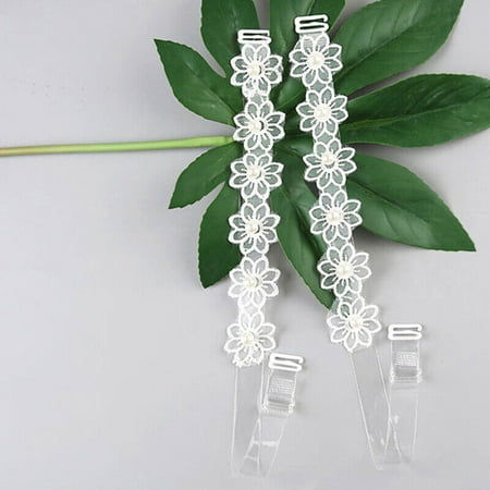 

1 Pair Bra Straps Flower Lace Adjustable Bra Strap Shoulder Strap Dress Decor