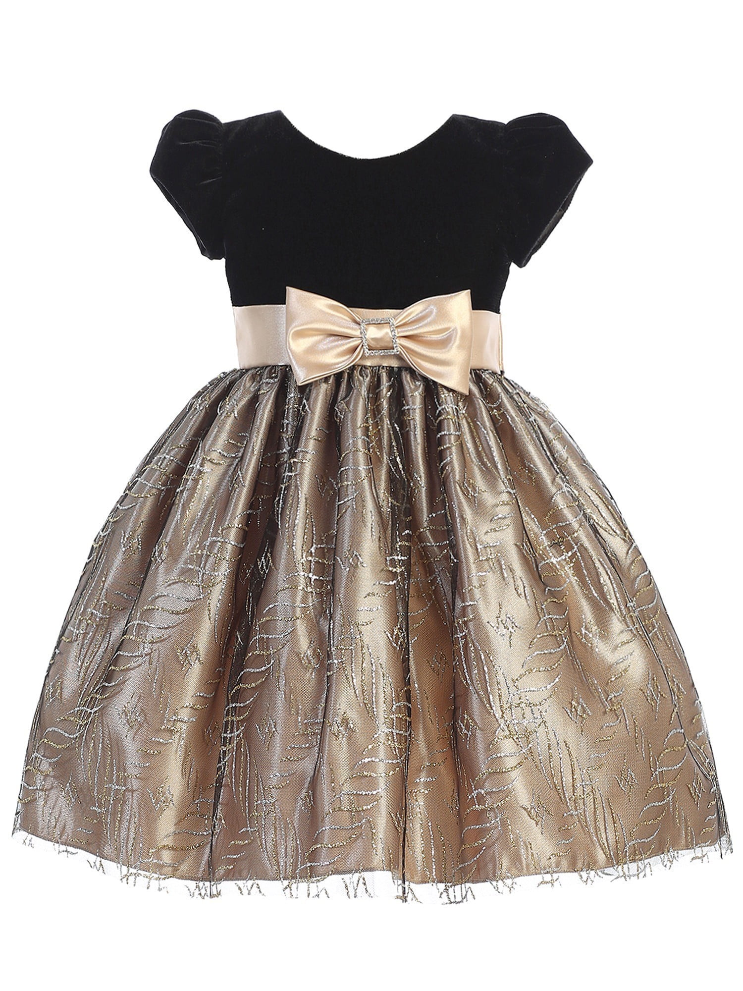 black and gold holiday dress