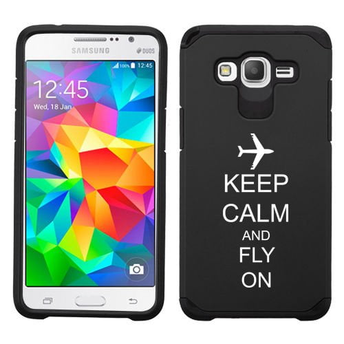 For Samsung Galaxy Grand Prime Shockproof Impact Hard Soft Case Cover