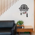 thumbnail image 4 of HELLOYOUNG Metal Wall Coat Rack, 6 Hook Heavy Duty Wall Mounted Hanging Storage Organizer, Black Iron Entryway Hallway Home Decor Bedroom Closet, 4 of 6