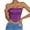 Purple Tank Tops for Women, variant on BVnarty Women's Camisole Longline Bralette Summer Crop Tops Soft Comfy Cami Vacation Clothes Juniors Going out Tops Vintage Corset Strappy Bandeau Bra Tanks Spaghetti Strap Cami Hot Pink L