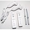 thumbnail image 3 of 2-Pack REMOTE & NUNCHUK Controller Bundle Set WHITE for Nintendo Wii Wii U gaming, 3 of 4