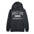 thumbnail image 1 of Eagle Lake Minnesota Classic Established Premium Cotton Hoodie, 1 of 1