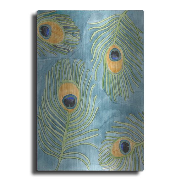 Luxe Metal Art 'Bejeweled 1'  by Alicia Ludwig Metal Wall Art, 24" x 36"