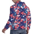 thumbnail image 3 of Hoodies for Men - Lovers Red Fish Jellyfish Long Sleeve Comfrt Men'S Fashion Hoodies & Sweatshirts, Sweatshirts for Men Hoodies Pullover Clothing Clothes with Pouch, 3 of 7