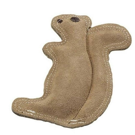 UPC: 0077234042069 | SPOT Dura-Fused Durable Leather Squirrel Dog Toy  Small