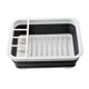 thumbnail image 2 of Escurridor de ptos plegable con escurridor, organizador de vajil, suministro de cocina Sunnimix Escurridor de platos plegable, 2 of 8