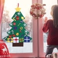 thumbnail image 1 of Felt Christmas Tree Set, Felt Christmas Tree Kit Felt Christmas Trees Wall Hanging Ornaments, Felt Christmas Tree Christmas Felt Tree For Wall Door Type B, 1 of 8
