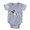 Heather Grey, variant on CafePress - FIN English Foxhound Santa CROP Baby Football Body - Cute Infant Baby Football Bodysuit