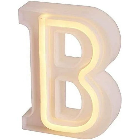 LED Neon Letter Lights, Light Up LED Letters Lights Light Up Marquee Letters Lights Letters Neon Signs Battery USB Warm