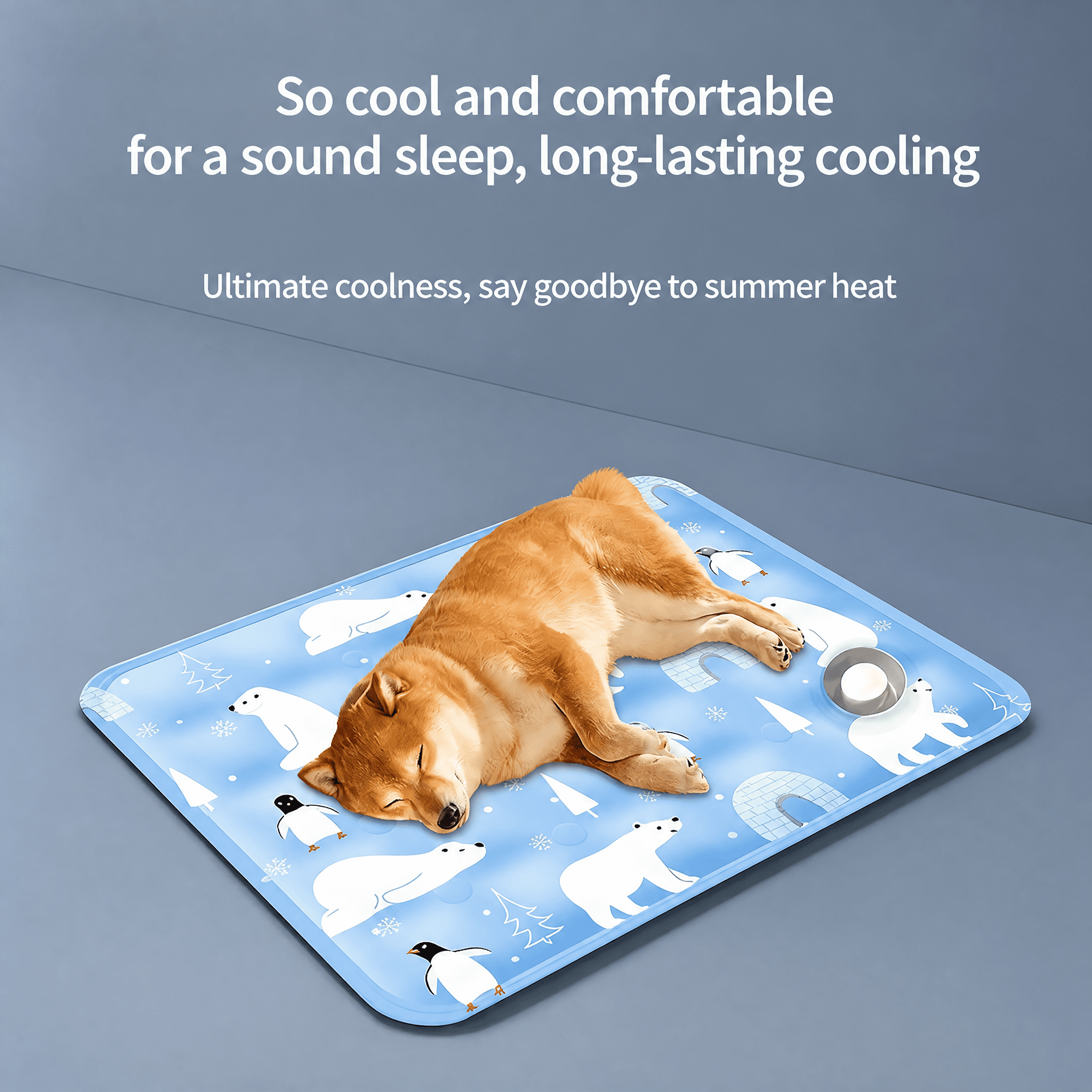 90*60cm Dog Cooling Mat, 2026 New Summer Pet Mats, Portable Pet Cooling Pad for Travel, Washable Gel Coolings Mat for Dogs and Cats Indoor Outdoor, Reusable Chill Pad Suitable for All Pets