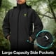 thumbnail image 4 of Traje impermeable TIDEWE impermeable, transpirable, ligero, negro, XXL, 4 of 7