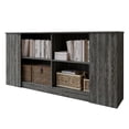 thumbnail image 6 of Castle Place Durable Engineered Wood 4 Shelf Sideboard, Dark Grey, 6 of 6