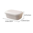 thumbnail image 2 of Nkmbld Soap Dish Holder with Lid, Quality Soap Tray Shatterproof Soap Container for Camping, Gym, Bathroom,Kitchen,Dormitory,Hotel, White, 2 of 8