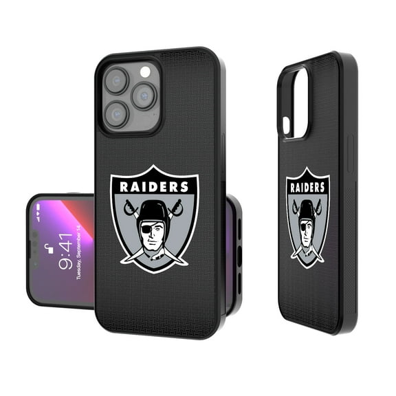 Oakland Raiders Linen Logo iPhone Bump Case