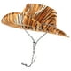 thumbnail image 4 of Tiger Cowboy Sombrero Animal Tema novedoso Faux Tiger Tigre Print Cowboy Sombrero Decorativo Sombrero decorativo, 4 of 4