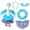 Style C(Blue), variant on Forfamy Hawaiian Goose Outfit Summer Porch Goose Outfits Bikini Goose Clothes Cute Goose Costume for Outdoor Garden Yard Decor