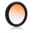 thumbnail image 4 of ZOUSSIQI Professional Phone Single-lens Reflex SLR Camera Lens Gradient Filter with Phone Clip (Orange) EL225#01624, 4 of 8
