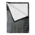 thumbnail image 2 of Industrial Soft Flannel Fleece Throw Blanket, Obsolete Zinc Plated Steel Door Padlock Locked Gate Warehouse Print, Cozy Plush for Indoor and Outdoor Use, 50" x 70", Grey Green and Brown, by Ambesonne, 2 of 5
