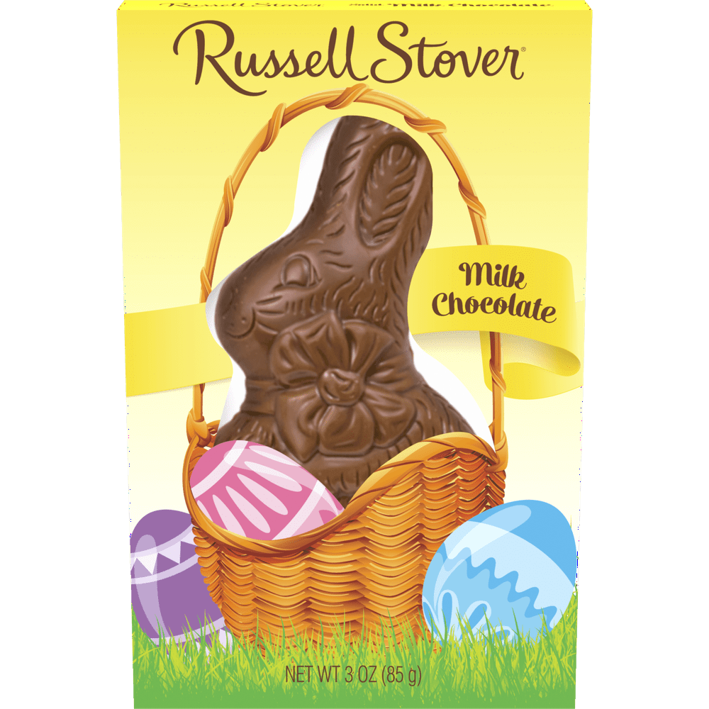 Russell Stover Milk Chocolate Solid Easter Bunny, 3 Oz.