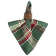thumbnail image 4 of CC Home Furnishings Set of 6 Vibrantly Colored Plaid Pattern Square Napkins 20", 4 of 6