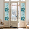 thumbnail image 2 of Turquoise Turtle Window Privacy Film, Farmhouse Coastal Starfish Seaweeds Static Cling UV Sun Blocking Heat Control Window Tint Day and Night, Non-Adhesive One Way Windows Privacy Cover 17.7''x78.7'', 2 of 7