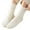 White, variant on iOPQO Winter Socks for Women, Winter Crew Socks for Women, Crew Socks for Women, Warm Socks for Women Winter, Slouchy Socks for Women, Black One Size