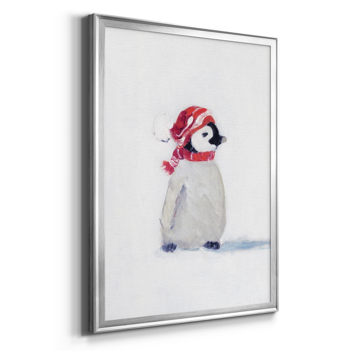Penguin Play I Premium Classic Framed Print - Ready to Hang