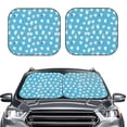 thumbnail image 2 of Saiise Healthy And Ill White Teeth for Foldable Car Sun Shades (2-Pack) Offer Sun Protection with an Easy-fold Design for Convenient Windshield Shading-Large, 2 of 6