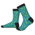 thumbnail image 2 of Disketp Cute Shark Turtle Unisex Mid-Calf Socks Lightweight Breathable Ventilation Ankle Socks, 2 of 7