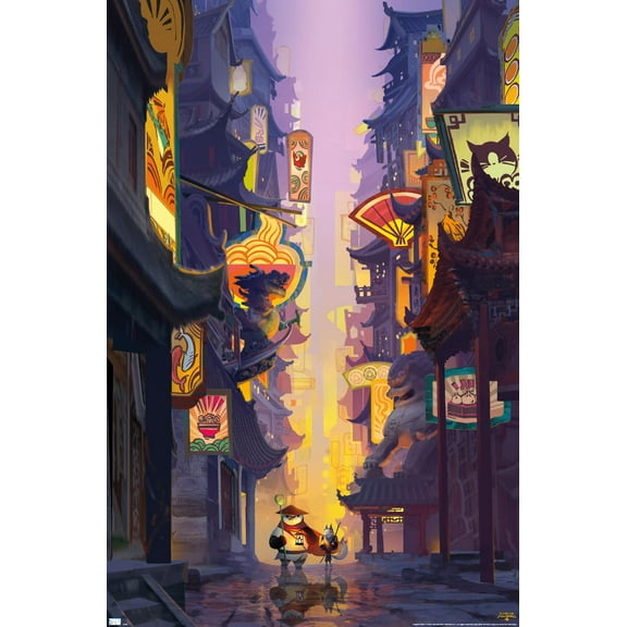 Kung Fu Panda 4 - Street Wall Poster, 22.375" x 34"
