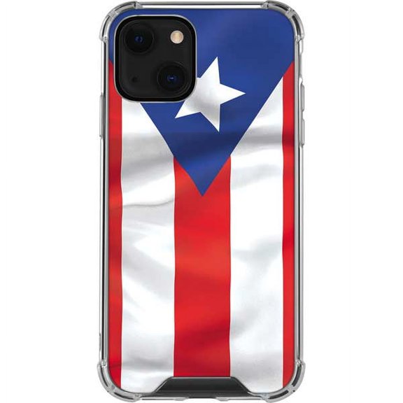 Skinit Countries of the World Puerto Rico Flag iPhone 13 Mini Clear Case