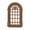 brown window, variant on DIY Mini Museum Photo Shadow Box, Customizable Memory Display with 10 Random Miniature Figurines, Unique Family Keepsake Frame