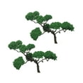 thumbnail image 3 of lionlar 2 Pcs Mini Modèles Arbres Miniatures Bricolage pour Fabrication de Station Modèle 12cm, 3 of 9