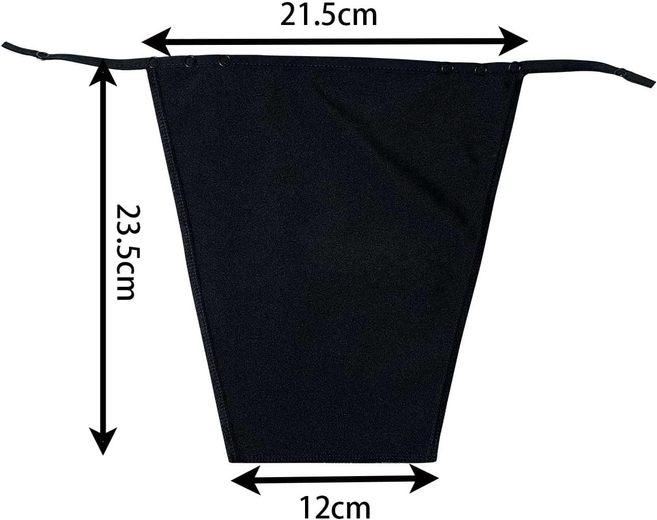 Pomwame 6-Pack Bra to Cami Converters Adjustable Snap-On Modesty Covers for Women Seamless Layering Cleavage Control