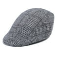 thumbnail image 1 of Boina para hombre Sombrero plano para vendedor de periódicos Gorra ajustable Sombrero de hombre transpirable Patrón de estilo europeo y americano Sombrero octogonal Otoño e invierno Gorra con visera, 1 of 1