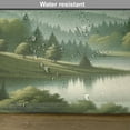 thumbnail image 5 of Ambesonne Sage Green Place Mats Set of 4, Dreamy Scenario Meadow, Standard Size, Slate Brown Teal, 5 of 5