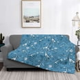 thumbnail image 2 of Yiaed Dinosaur Skull Print Blanket Throw Blanket Soft Cozy Flannel Blanket for Home Bed Sofa Couch Chair-40"x30", 2 of 6